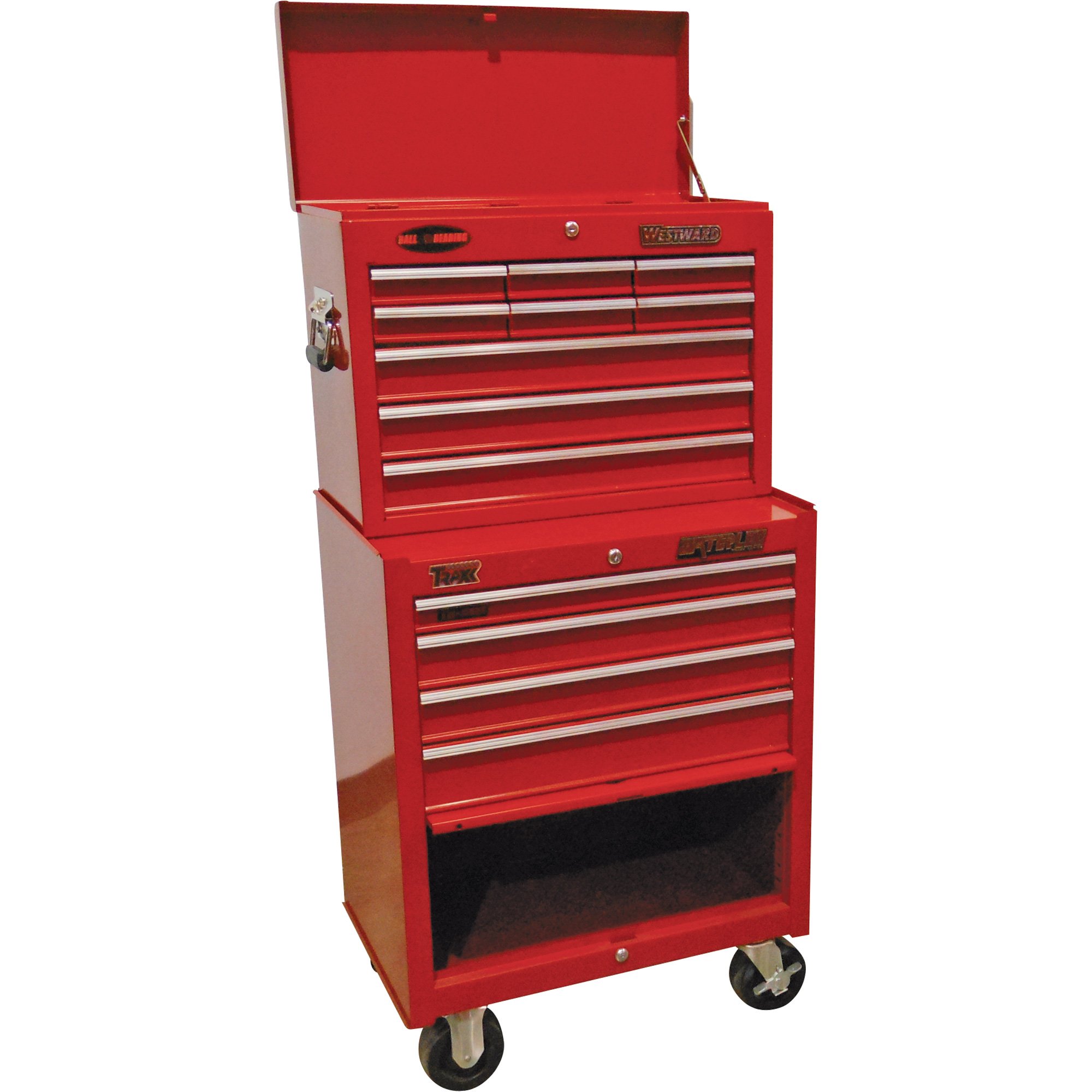 Waterloo Tool Cabinet — 9-Drawer Upper Box, 4-Drawer Bottom Box, Model# TG-5UMP8TR71804